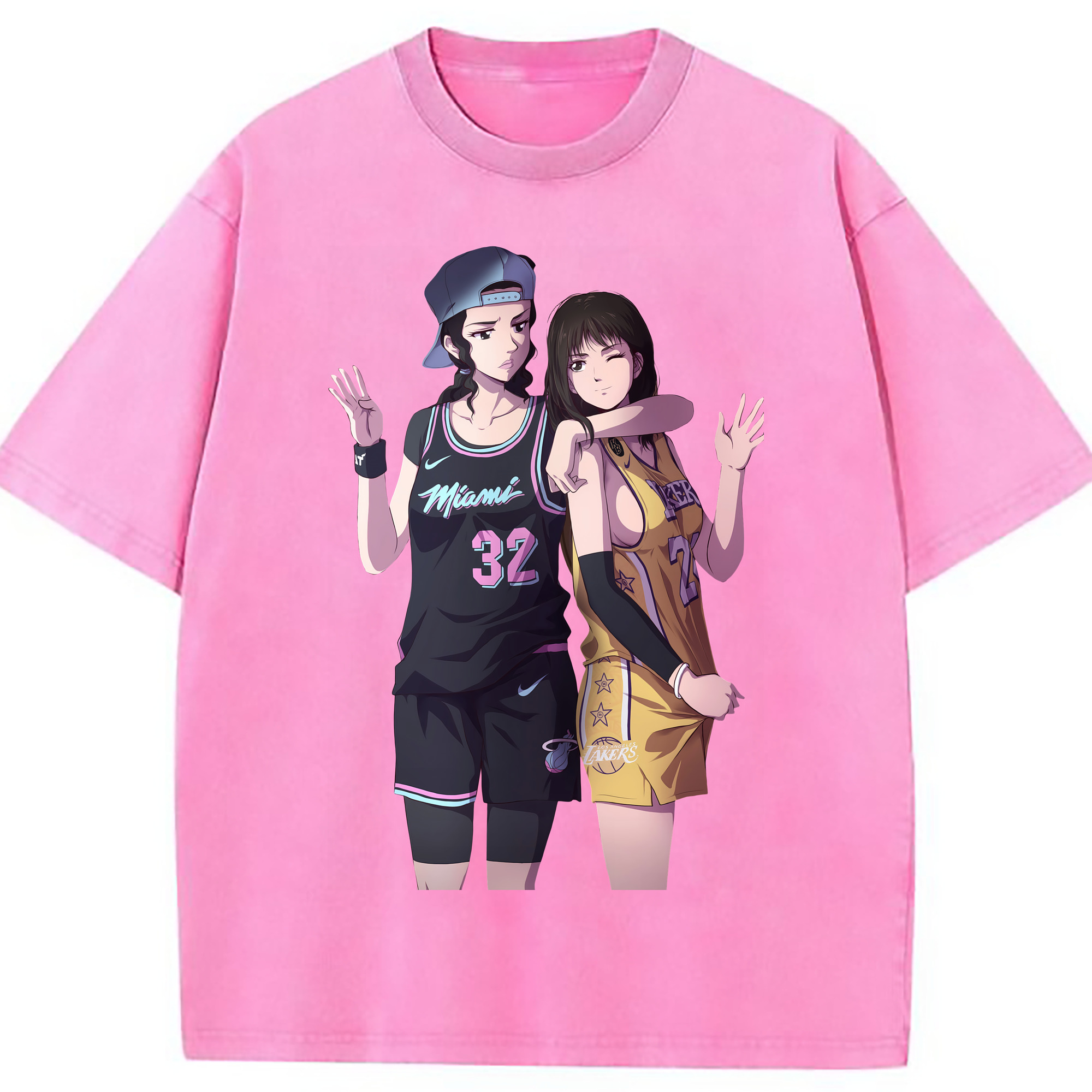 （画像用） SLAM DUNK／スラムダンク 綿100% ヴィンテージ風 半袖Tシャツ（フロントプリント）